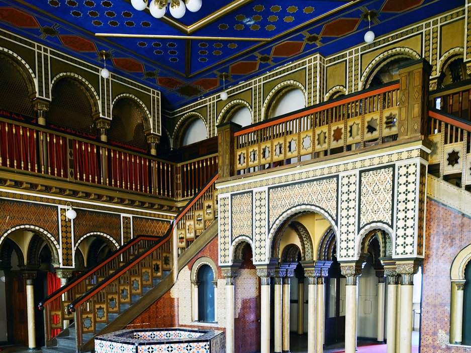 Stadtbad Leipzig, maurische Saunahalle