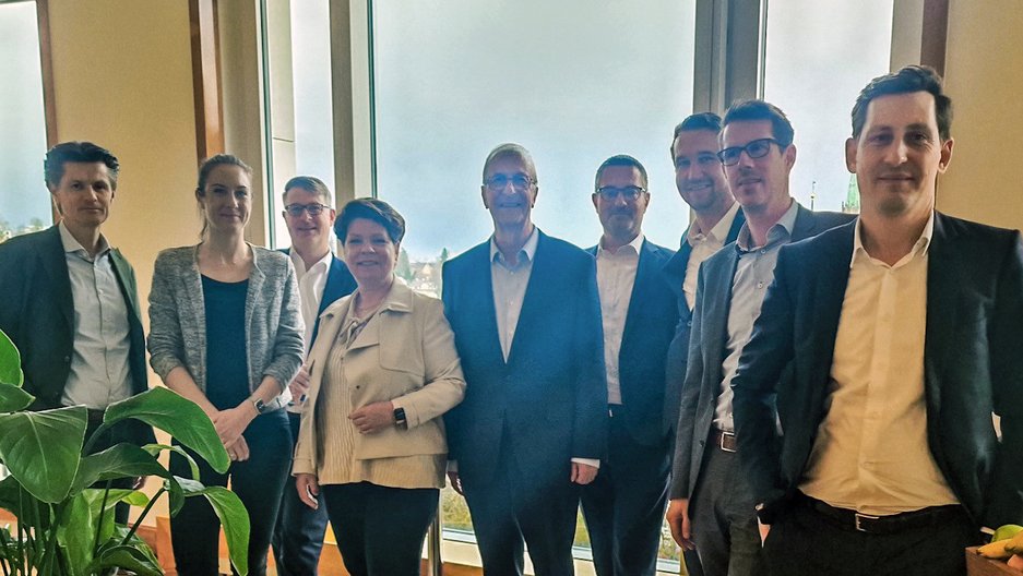 Gruppenfoto bei Inkasso Suisse