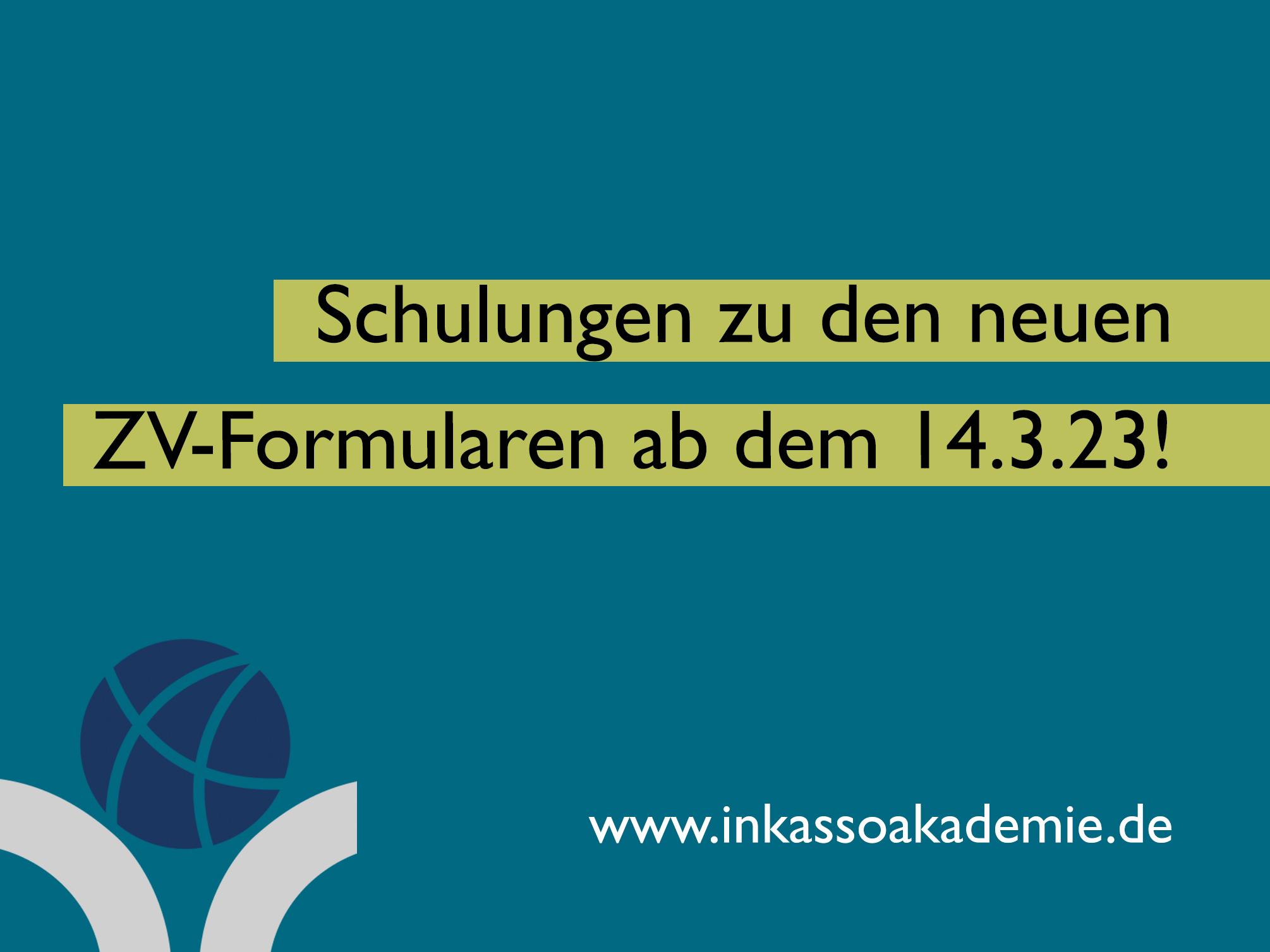Schulungen zu den neuen ZV-Formularen ab dem 14.3.23